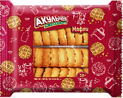 Вафли Акульчев Мяфли мягкие, 310 г
