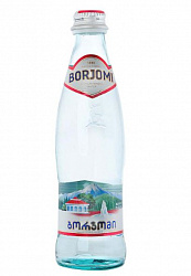 Вода Borjomi минеральная газированная лечебно-столовая, 0,33 л