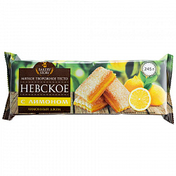 Печенье Bakery Story Невское с лимоном, 245 г