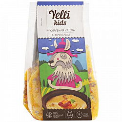 Кашка кукурузная Yelli Kids с фруктами, 120 г