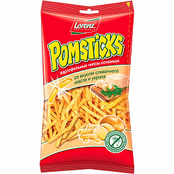 Чипсы картофельные Lorenz Pomsticks со сливочным маслом и укропом, 40 г