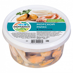 Морской микс Меридиан в рассоле, 430 г