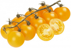 Томаты Экокультура Черри на ветке желтые упаковка, 250 г