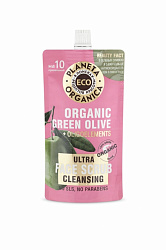 Скраб для лица Planeta Organica Eco Organic Green olive, 100 мл
