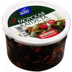 Салат Балтийский берег Витаминный из морской капусты, 250 г