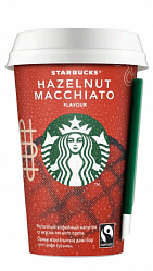 Напиток молочно-кофейный Starbucks Hazelnut Macchiato Лесной орех 2,6%, 220 мл