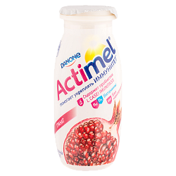 Продукт питьевой кисломолочный Actimel Гранат 2,5%, 100 мл
