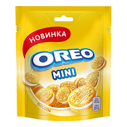 ПЕЧЕНЬЕ ОРЕО МИНИ ГОЛДЕН С ВАНИЛЬНЫМ ВКУСОМ 100 Г Ф/ПАК МОНДЭЛИС ИСПАНИЯ