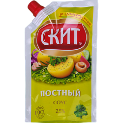 Соус Скит Постный майонезный с укропом, 225 мл