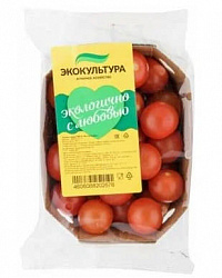 Томаты Экокультура Черри на ветке упаковка, 450 г