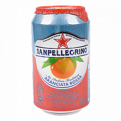 Напиток сокосодержащий San Pellegrino Aranciata Rossa газированный, 0,33 л