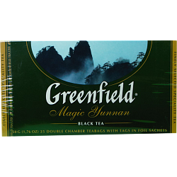 Чай черный мелколистовой Greenfield Magic Yunnan, 25 пак