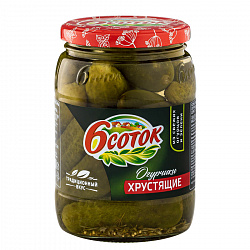 Огурцы 6 Соток маринованные 6-9 см, 720 мл