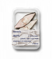 Палтус стейк Borealis синекорый замороженный, 400 г