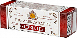 Сырок творожный Б.Ю. Александров Суфле с ванилью в темном шоколаде 15%, 40 г