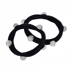 Набор черных резинок, 2 шт