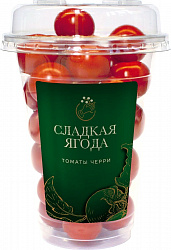 Томаты Сладкая ягода Черри перцевидные красные упаковка, 200 г
